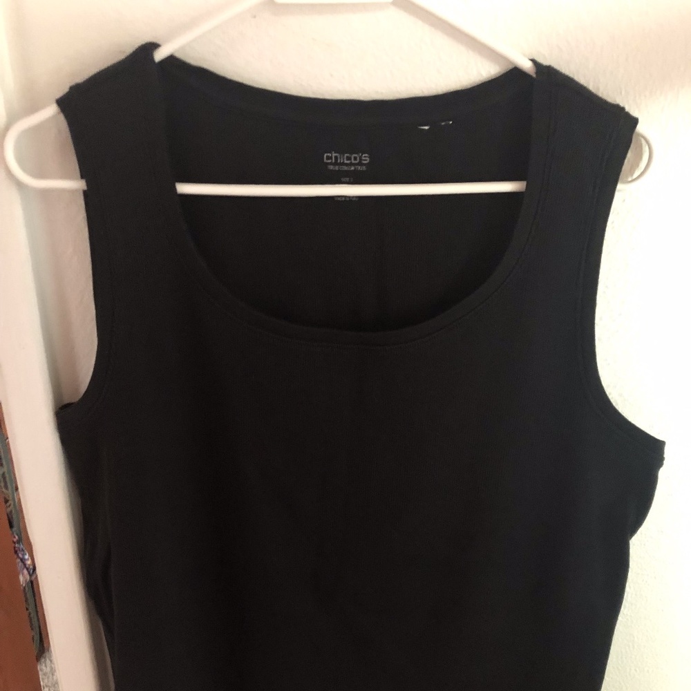 Chicos Ribbed Tank Like New